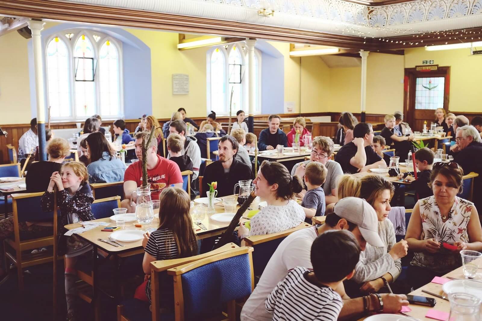 Full room of GBC members seated